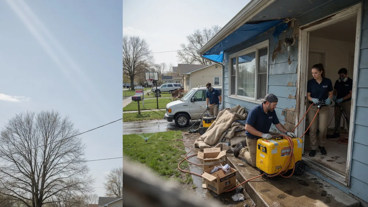 Basement Flood Cleanup in Vandalia, OH near me